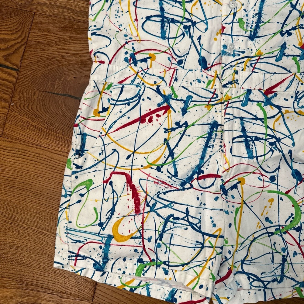 Eclectic Men’s Romper by RompHim | Paint-Splatter - Picture 5 of 10
